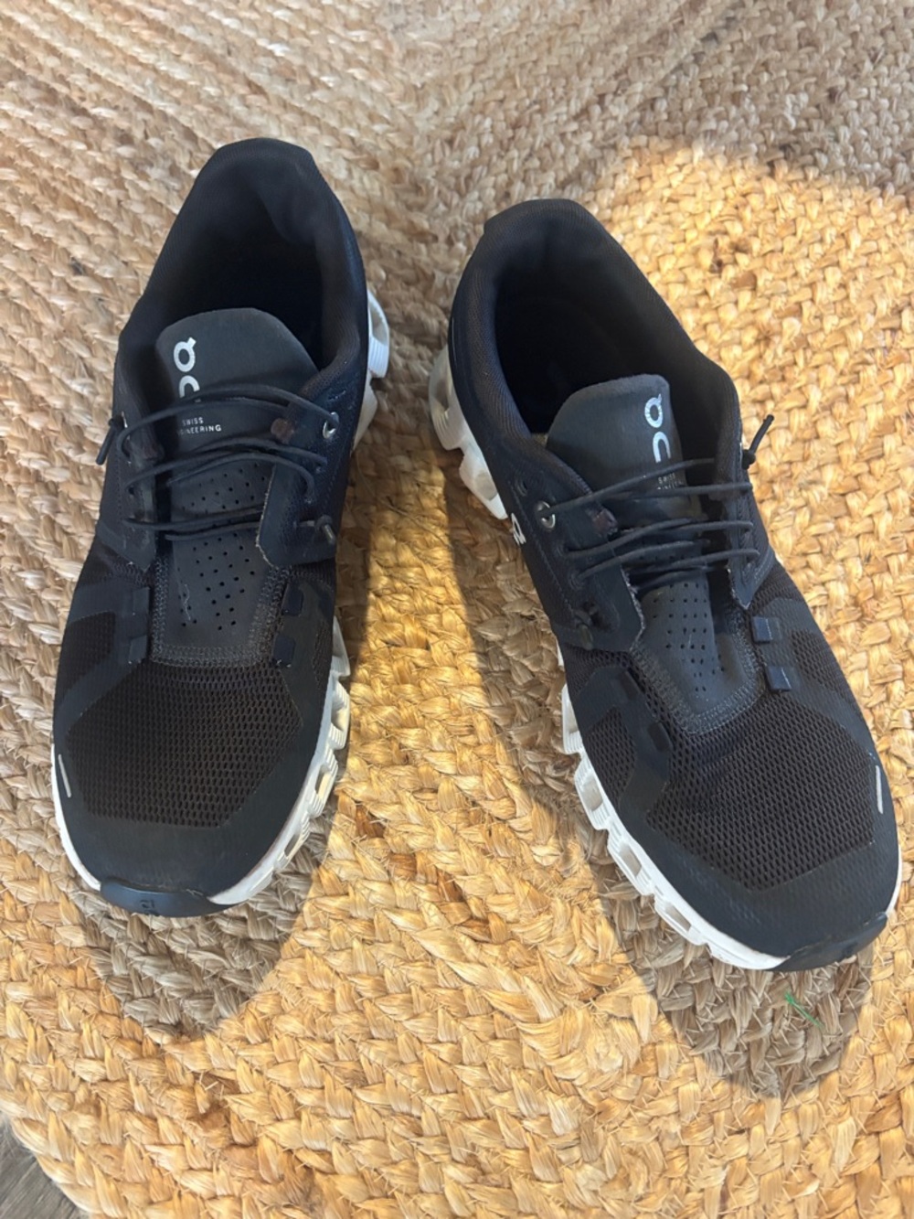 On Running Black and White Women’s Sneakers size 10